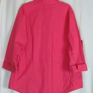 Real Comfort Pink Women's Blouse SZ 2XL